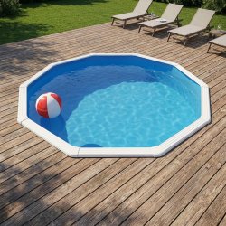 St&aring;lv&aelig;gs Pool Rund H 1,2 m uden Pumpe - 4 st&oslash;rrelser